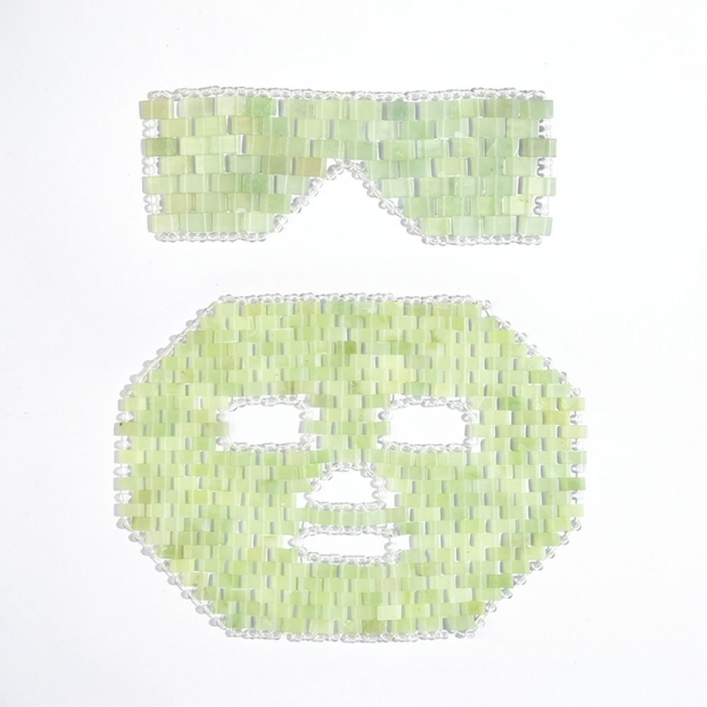 Natural Stone Xiu Jade Eye Mas - đánh giá và giá Luxury Natural Skincare